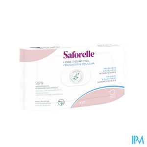 Saforelle Lingettes Flushable Pocket 10