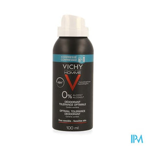 Vichy Homme Deo Aero Optimale Tolerantie 48h 100ml