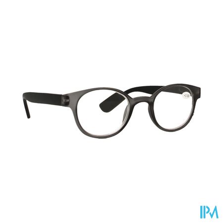 Pharmaglasses Leesbril Round +3.00 Grey/black