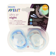 Philips Avent Fopspeen +6m Air Night Boy