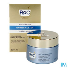 Afbeelding in Gallery-weergave laden, Roc Multi Correxion Even Tone+lift Nachtcreme 50ml
