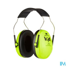 Load image into Gallery viewer, Peltor Hearing Protector Kid Neon Green 1
