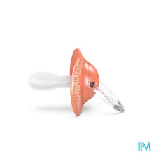 Afbeelding in Gallery-weergave laden, Suavinex Gold Soother Silicone Revers. +18m Orange
