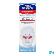 Afbeelding in Gallery-weergave laden, Nasasinuspray 1mg/ml Sine Cons. Neusverstop. 10ml

