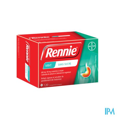 Rennie Zonder Suiker Pastilles 120