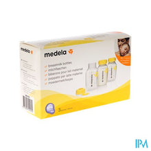 Afbeelding in Gallery-weergave laden, Medela Set 3 Melkflesjes Bedrukt 150ml
