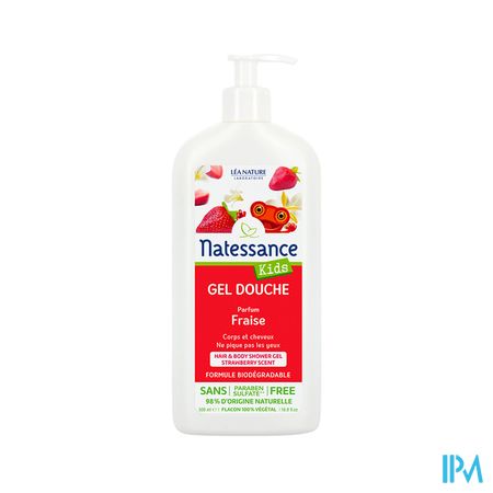 Natessance Douchegel Kids Vanille&aardbei 50ml