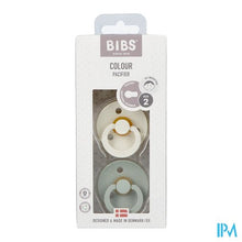 Afbeelding in Gallery-weergave laden, Bibs 2 Fopspeen Duo Sage Ivory
