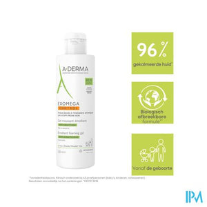 Aderma Exomega Control Emolierend Gel Schuim.500ml
