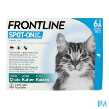 Afbeelding in Gallery-weergave laden, Frontline Spot On Kat 10% Pipet 6x0,50ml
