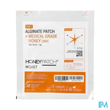 Honeypatch Moist Genez.honing20g+alg.ster10x10cm 1