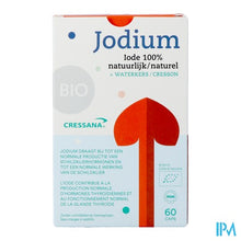 Afbeelding in Gallery-weergave laden, Cressana Bio Jodium + Chlorella + Waterkers Caps60
