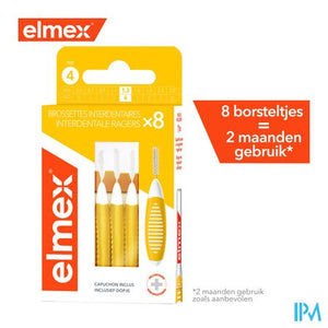 Elmex Set Interdentale Borsteltjes Iso 4 1,3mm 8