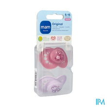 Load image into Gallery viewer, Mam Fopspeen Original Pure Siliconen 6-16m Meisje
