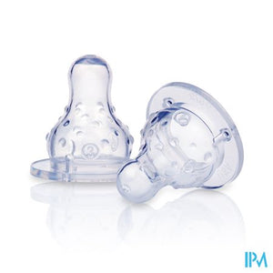 Nuby Antikoliek speen voor standaard halsfles - 1.2.3 flow - 0m+