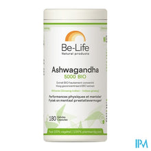 Afbeelding in Gallery-weergave laden, Ashwagandha 5000 Bio Be Life Caps 180
