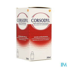 Load image into Gallery viewer, Corsodyl 2mg/ml Opl Mondwater 200ml
