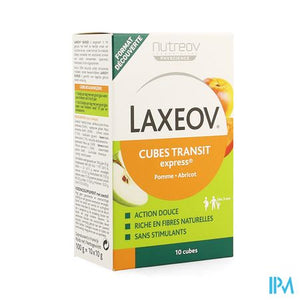 Laxeov Appel-abrikoos Blokjes 10x10g
