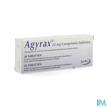 Agyrax 25mg Comp 20