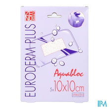 Afbeelding in Gallery-weergave laden, Euroderm Plus 10x10cm 5 Pleister Steriel Wtp
