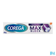 Load image into Gallery viewer, Corega Max Block Kleefcreme Gebitsprothese 40g
