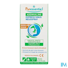 Afbeelding in Gallery-weergave laden, Puressentiel Ademhal.sinus Expr.neusspray Bio 15ml
