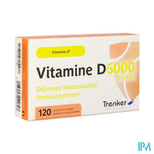 Load image into Gallery viewer, Vitamine D6000 Trenker Tabl 120 Nf
