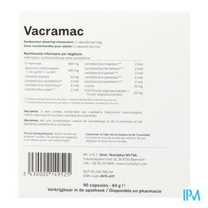 Vacramac 90 Caps 9x10 Nutriphyt