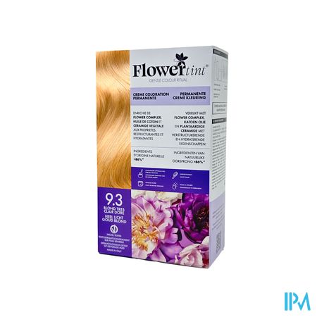 Flowertint Heel Licht Goud Blond 9.3 140ml