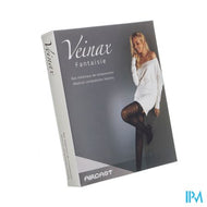 Veinax Panty Grote Diamant 2 Lang Zwart Maat 4