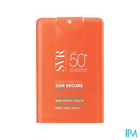 Svr Sun Secure Spray Pocket Spf50+ 20ml