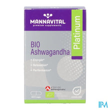 Afbeelding in Gallery-weergave laden, Mannavital Ashwagandha V-caps 60
