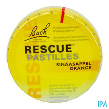 Load image into Gallery viewer, Bach Rescue Pastilles Sinaas Suikervrij 50g
