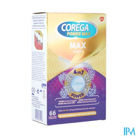 Corega Max Clean Tabl 66