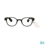 Pharmaglasses Leesbril Round +4.00 Grey/black