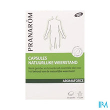 Afbeelding in Gallery-weergave laden, Pranarom Aromaforce Bio Natuur.weerstand Caps 30
