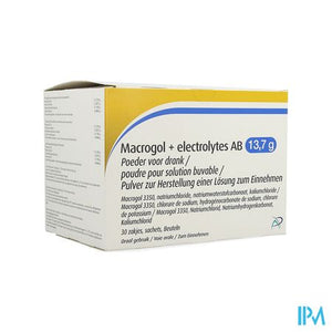 Macrogol+electrolytes Ab 13,7g Pdr Opl Zakje 30