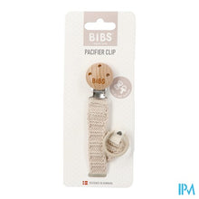 Afbeelding in Gallery-weergave laden, Bibs Fopspeenketting Knitted Vanilla
