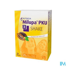 Afbeelding in Gallery-weergave laden, Milupa Pku 3 Shake Chocolade Zakje 10x50g
