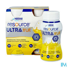 Load image into Gallery viewer, Resource Ultra Fruit Ananassmaak 4x200ml
