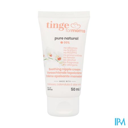 Tinge Moms Verzachtende Tepelcreme 50ml