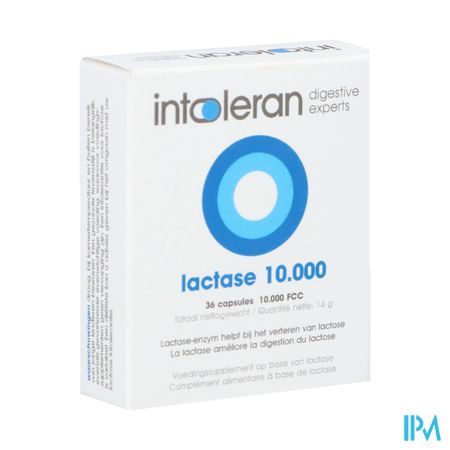 Intoleran Lactase 10 000 Fcc Caps 36