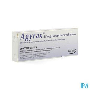 Agyrax 25mg Comp 20