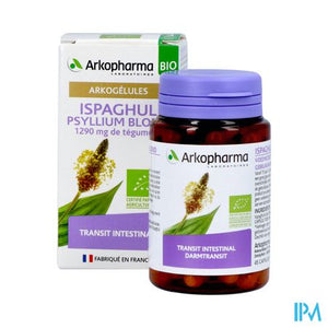 Arkogelules Ispaghul Psyllium Blond Bio Caps 45