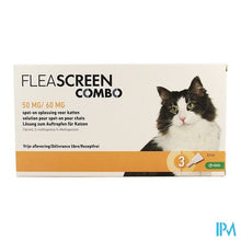 Afbeelding in Gallery-weergave laden, Fleascreen Combo 50mg/60mg Spot On Kat Pipet 3
