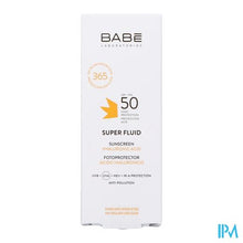 Afbeelding in Gallery-weergave laden, BabE Sun Super Fluid Sunscreen Ip50 50ml

