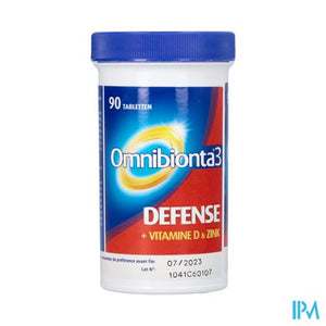 Omnibionta3 Defense Multivitamines Immuniteit (90 tabletten)