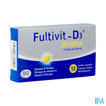 Fultivit-D3 20000Ie Caps Zacht 12