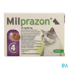 Afbeelding in Gallery-weergave laden, Milprazon 16mg/ 40mg Kat +2kg Comp 1x4

