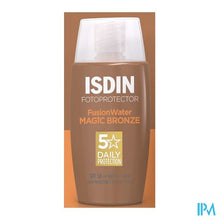 Load image into Gallery viewer, Isdin Fotoprotector Fusion Water Bronze Ip50+ 50ml
